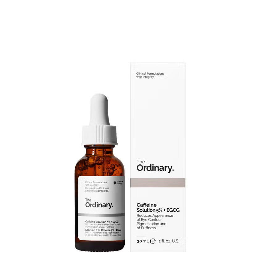 Cafeína 5% The Ordinary sérum para contorno de ojos